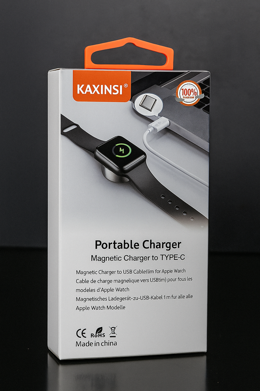 KAXINSI KJ-59 Portable Magnetic Charger – Type-C to Apple Watch