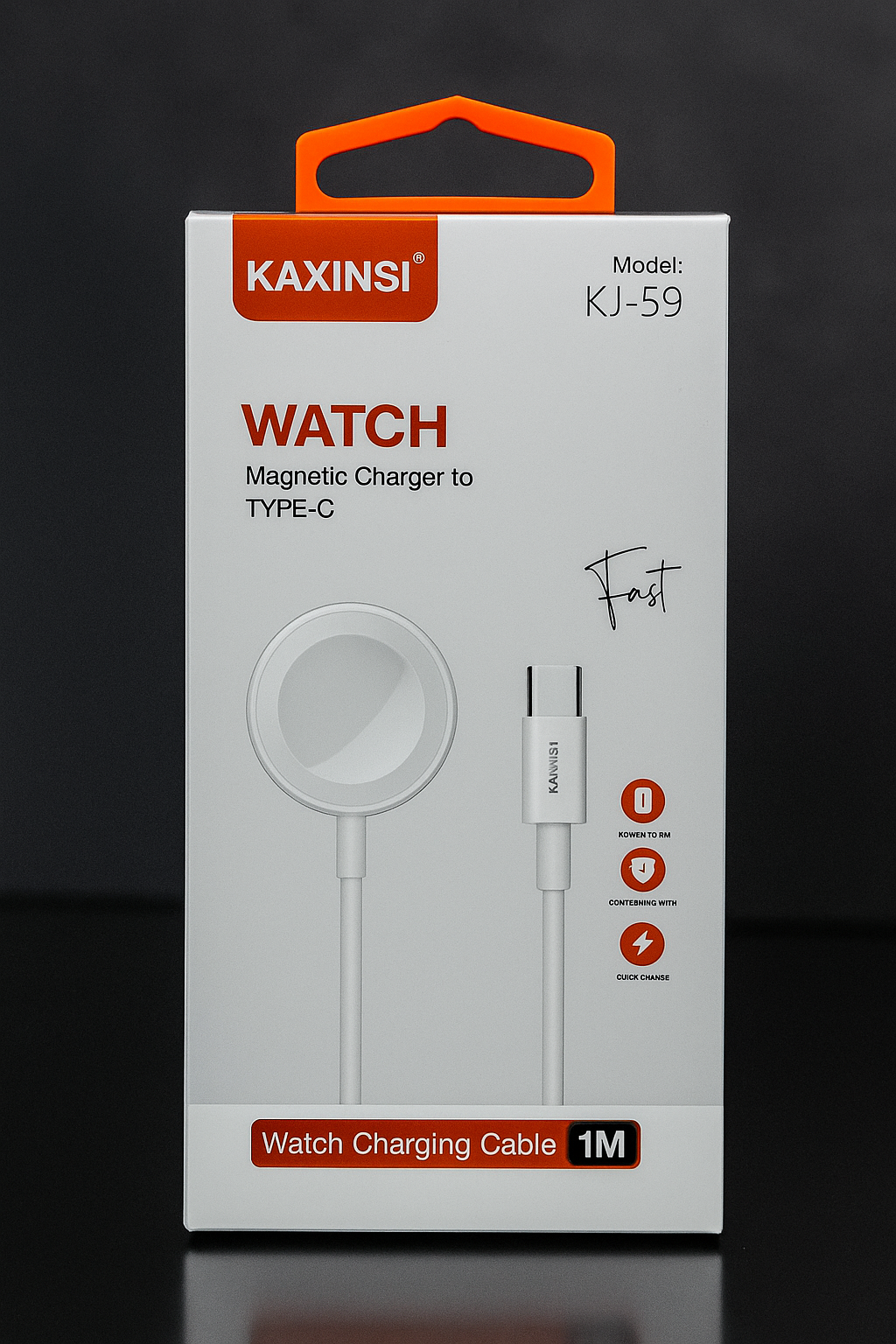 KAXINSI KJ-59 Portable Magnetic Charger – Type-C to Apple Watch