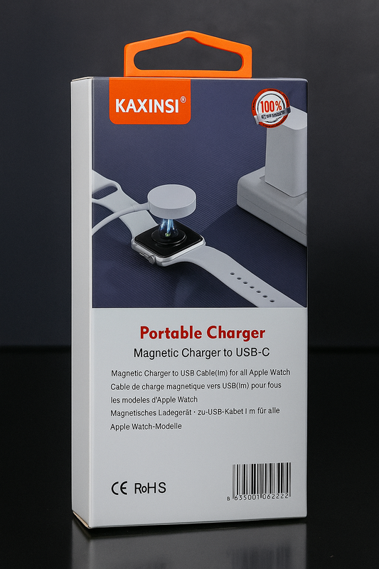 KAXINSI KJ-60 Portable Magnetic Charger – USB-C to Apple Watch