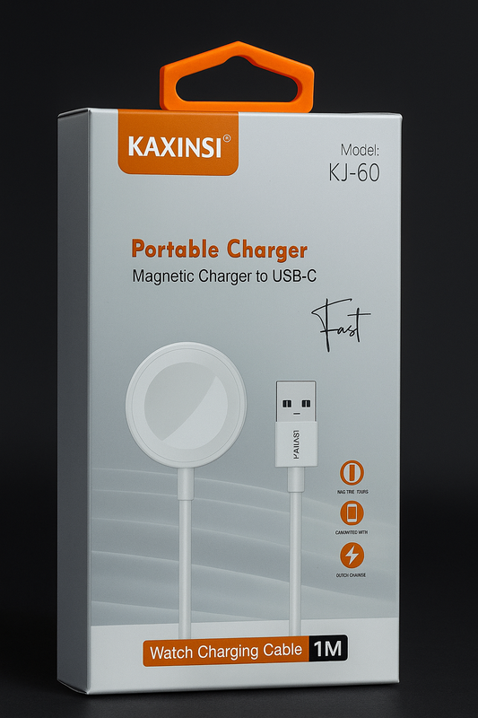 KAXINSI KJ-60 Portable Magnetic Charger – USB-C to Apple Watch